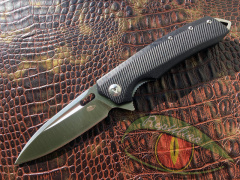 Нож туристический складной Reptilian Шершень-01 черный