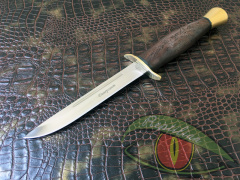 Нож финка армейский Витязь с деревянной рукоятью