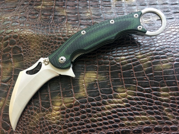 Нож Керамбит Steelclaw зеленый