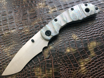 Нож с титановой рукоятью "Steelclaw" S35VN