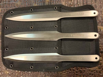 Набор ножей для спортивного метания 3шт Ножемир Баланс M-132ST в кордуровом чехле