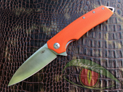 Нож тактический складной Reptilian Шершень-03 оранжевый