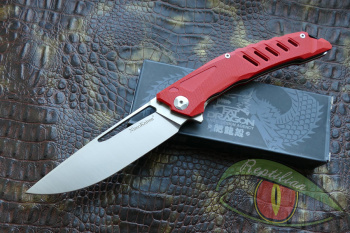 Нож складной красный FAT DRAGON R7