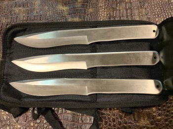 Набор ножей для спортивного метания 3шт Ножемир Баланс M-120-0 в кордуровом чехле