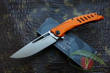 Нож складной оранжевый  FAT DRAGON R7