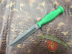 Нож спецподразделений "нр43"-B244-59 с зеленой рукояткой