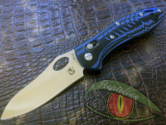 Нож Steelclaw "Аспид" сине-черная рукоять