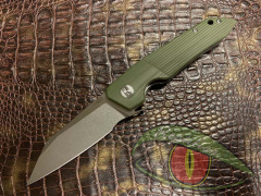 Нож скрытого ношения Bestech knives "BARRACUDA" с зеленой рукоятью