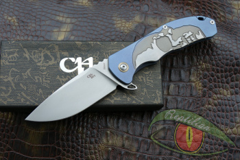 Нож складной CH Череп 3504T-BL