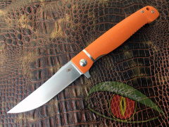 Боевой нож складной Reptilian Карат-02 оранжевый